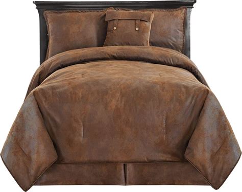 Coupon Faux Leather Comforter